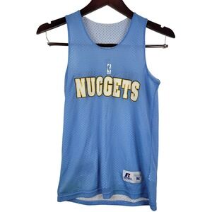Youth Denver Nuggets Basketball Jersey Reversible Russell Athletic Medium